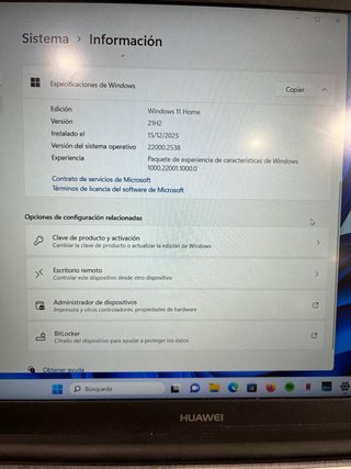 Huawei MateBook i3 8GB RAM Windows 11