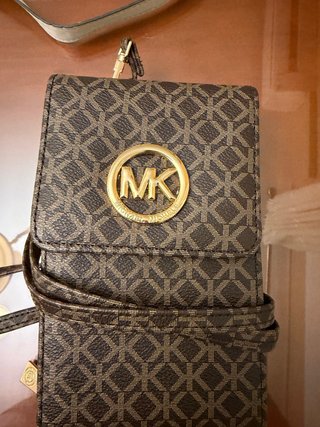 Bolso Michael Kors Marrón y Dorado