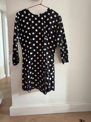 Vestido corto de lunares