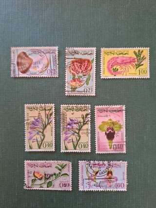 Francobolli Marocco 1965 Serie Flora e Fauna