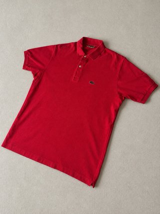 Polo Lacoste Vintage Rojo