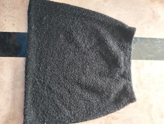 Falda mini negra talla S