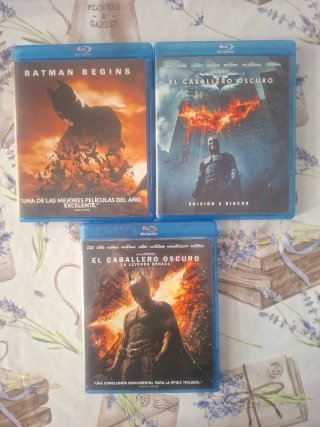 Trilogia Batman de Christopher Nolan en blu-ray