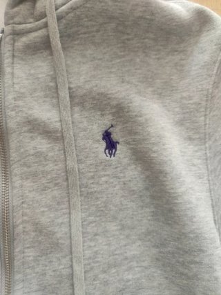 Sudadera Ralph Lauren con cremallera Gris