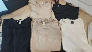 Lote 5 Camisetas Lactancia Manga Larga