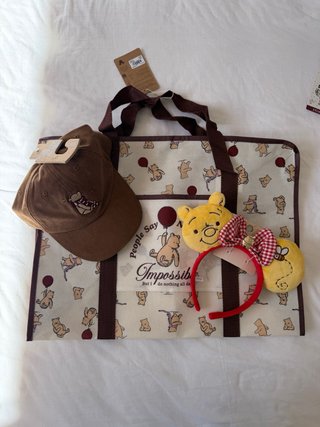 Set Winnie the Pooh: Gorra y Diadema