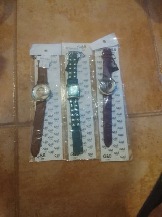 Relojes G&B Mujer Marrón y Morado