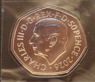 Monedas de Inglaterra conmemorativas de 2 L y 50p