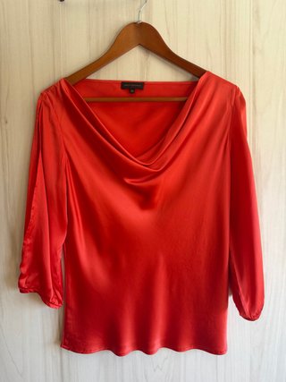 Blusa fiesta coral Adolfo Dominguez
