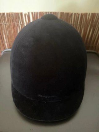 Casco de equitación negro