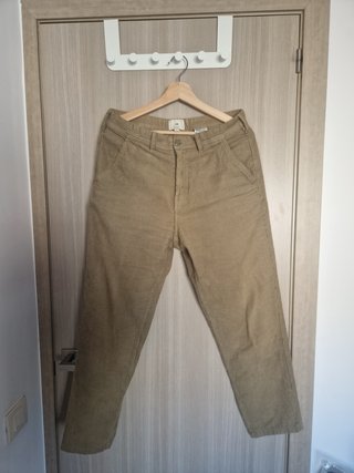 Pantalón pana H&M verde Talla M
