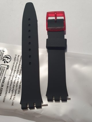 Cinturino nuovo con fibbia Swatch, 17mm