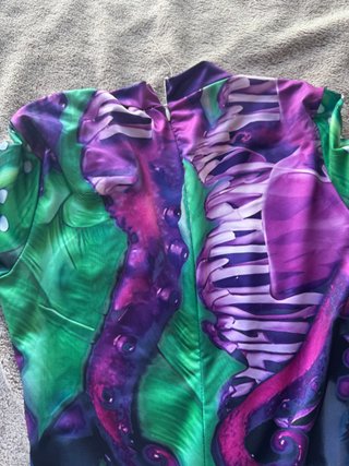 Maillot gimnasia rítmica estampado talla 148