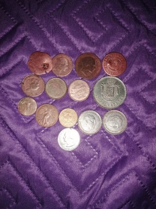 Colección de 13 Monedas Variadas