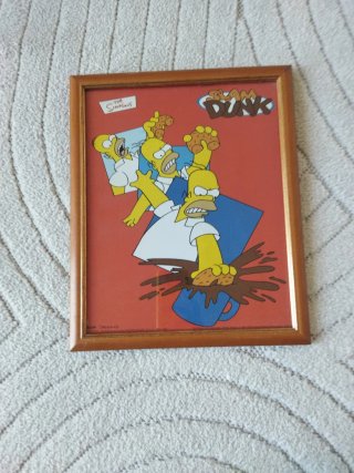 Cuadro Homer Simpson Slam Dunk