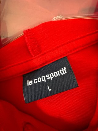 Sudadera Le Coq Sportif Roja Talla L