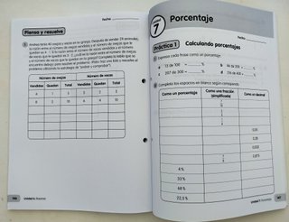 Cuadernos matemáticas 6A y 6B. Pensar sin límites