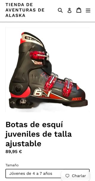 Botas de esquí Roces ajustables juveniles
