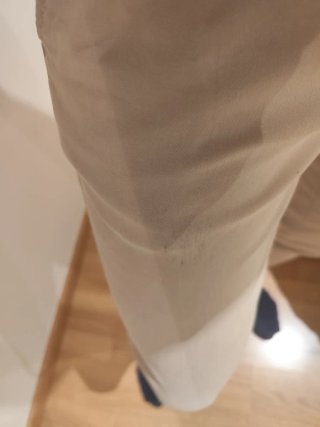 Pantalón chino Zara Beige