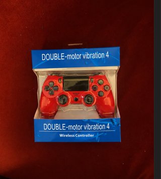 Mando PS4 Doble Vibración Rojo
