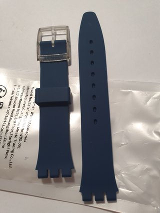 Cinturino nuovo con fibbia Swatch, 17mm