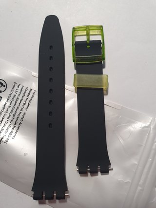 Cinturino nuovo con fibbia Swatch, 17mm
