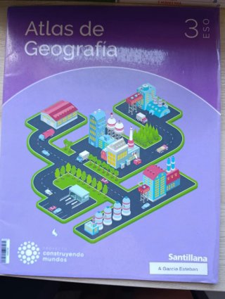 Atlas y diario de aprendizaje, Geografía 3°ESO