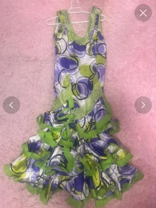 Vestido corto flamenca volantes