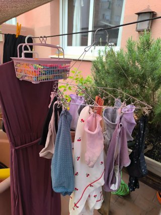 Mini Tendedor de Cancetines, bragas y trapos