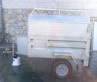 Remolque para perros / Carga