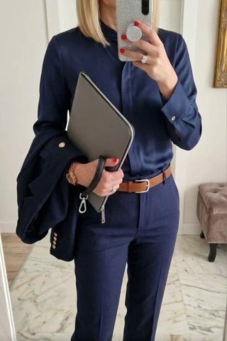 Cartera de mano ZARA gris