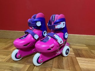 Patines Infantiles Oxelo Rosa y Morado