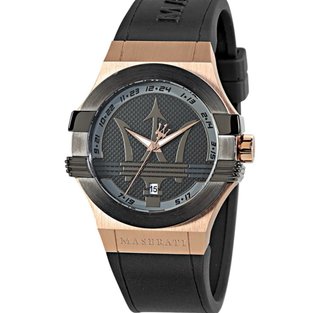 Reloj Maserati Negro y Dorado