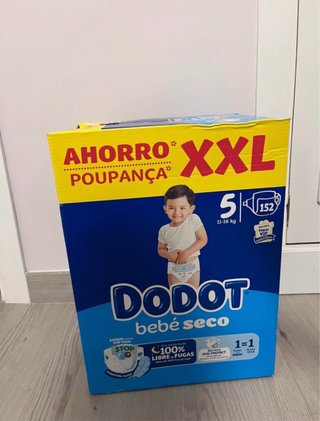 Pañales Dodot XXL Talla 5 (152 uds)