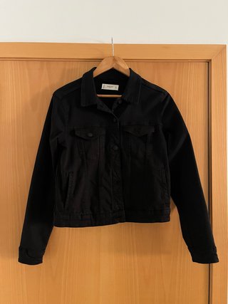 Chaqueta vaquera Mango negra