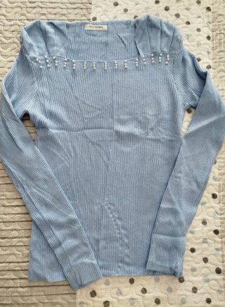 Jersey Azul con Perlas