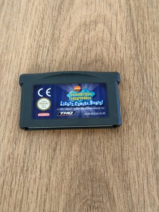 Juego GBA SpongeBob: Lights, Camera, Pants!