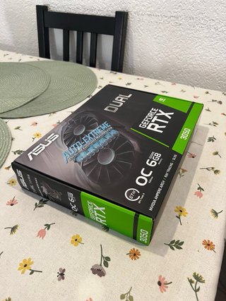 Tarjeta Gráfica ASUS Dual RTX 3050 6GB GDDR6