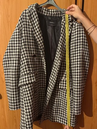 Chaqueta Pata de Gallo Stradivarius Talla M