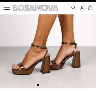 Sandalias tacón plataforma Bosanova talla 38