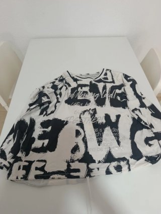 Camiseta manga corta estampada