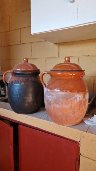 Set de 2 Botijos de Barro