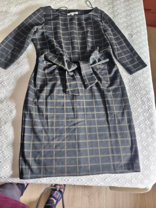 Vestido corto Trucco cuadros