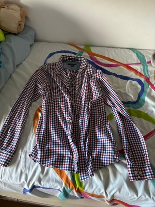 Camisa Gant Cuadros Azul y Rojo