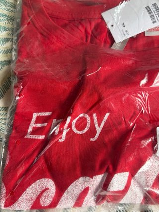 Camiseta Coca-Cola H&M Talla 4XL Roja/con etiqueta