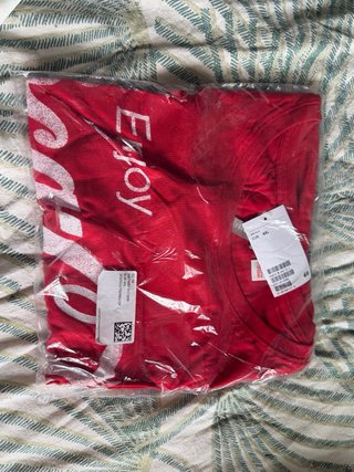Camiseta Coca-Cola H&M Talla 4XL Roja/con etiqueta