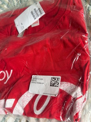 Camiseta Coca-Cola H&M Talla 4XL Roja/con etiqueta
