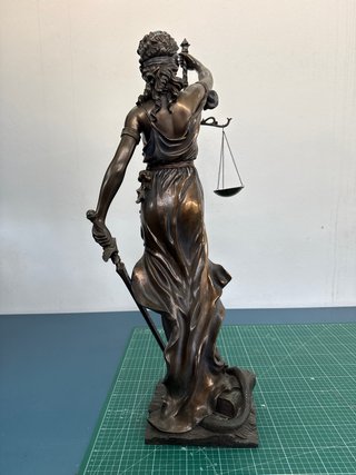 Estatua Dama Justicia 90cm Bronce