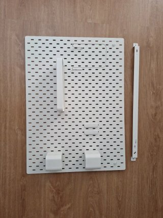 Conjunto Tablero perforado SKADI IKEA + Accesorios