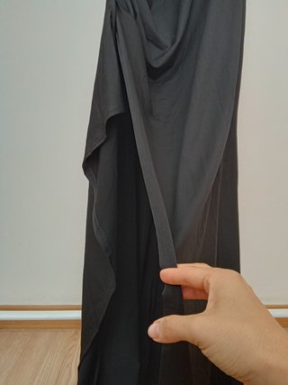 Vestido Largo Negro Elegante Fluido